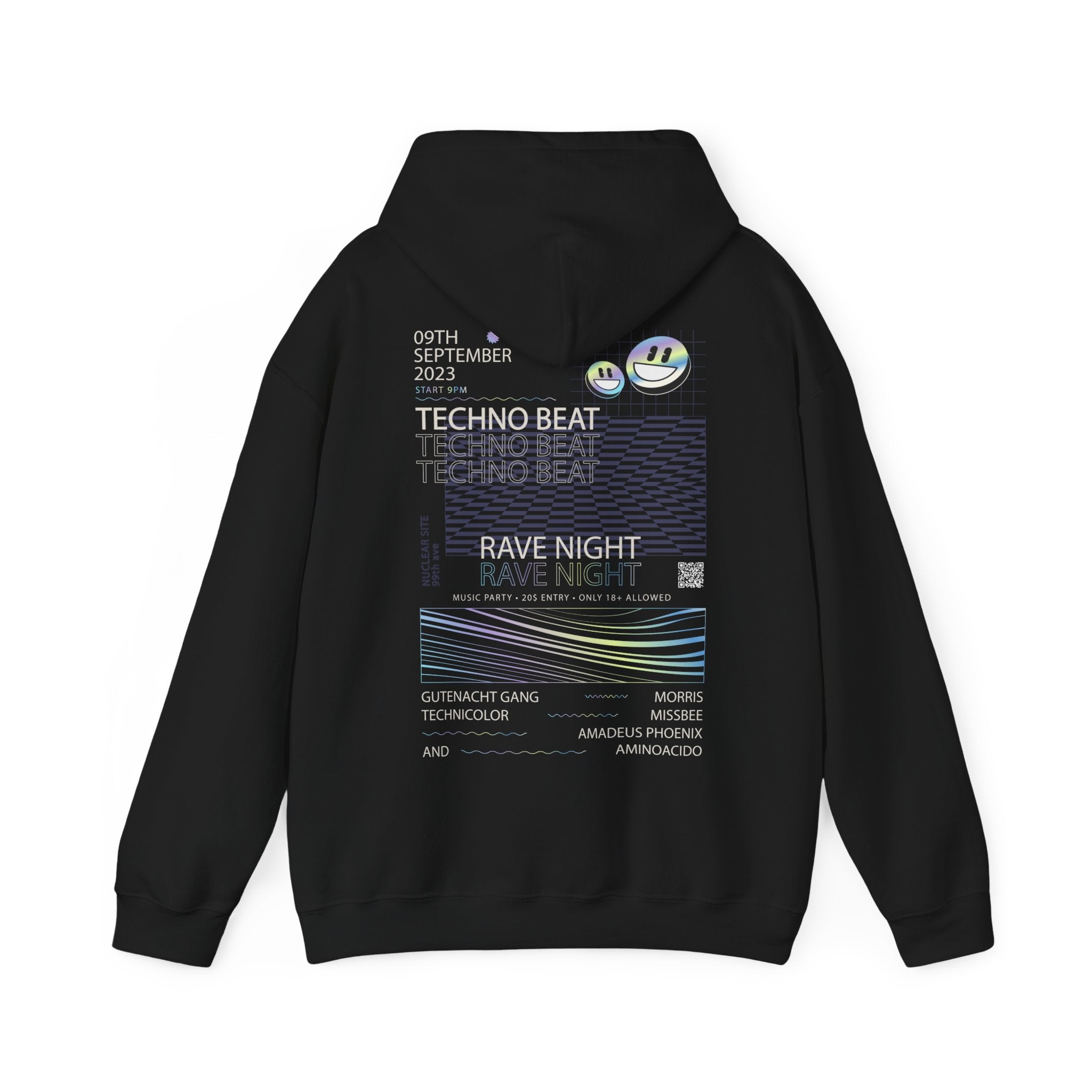 S1 // Techno Beat Hoodie