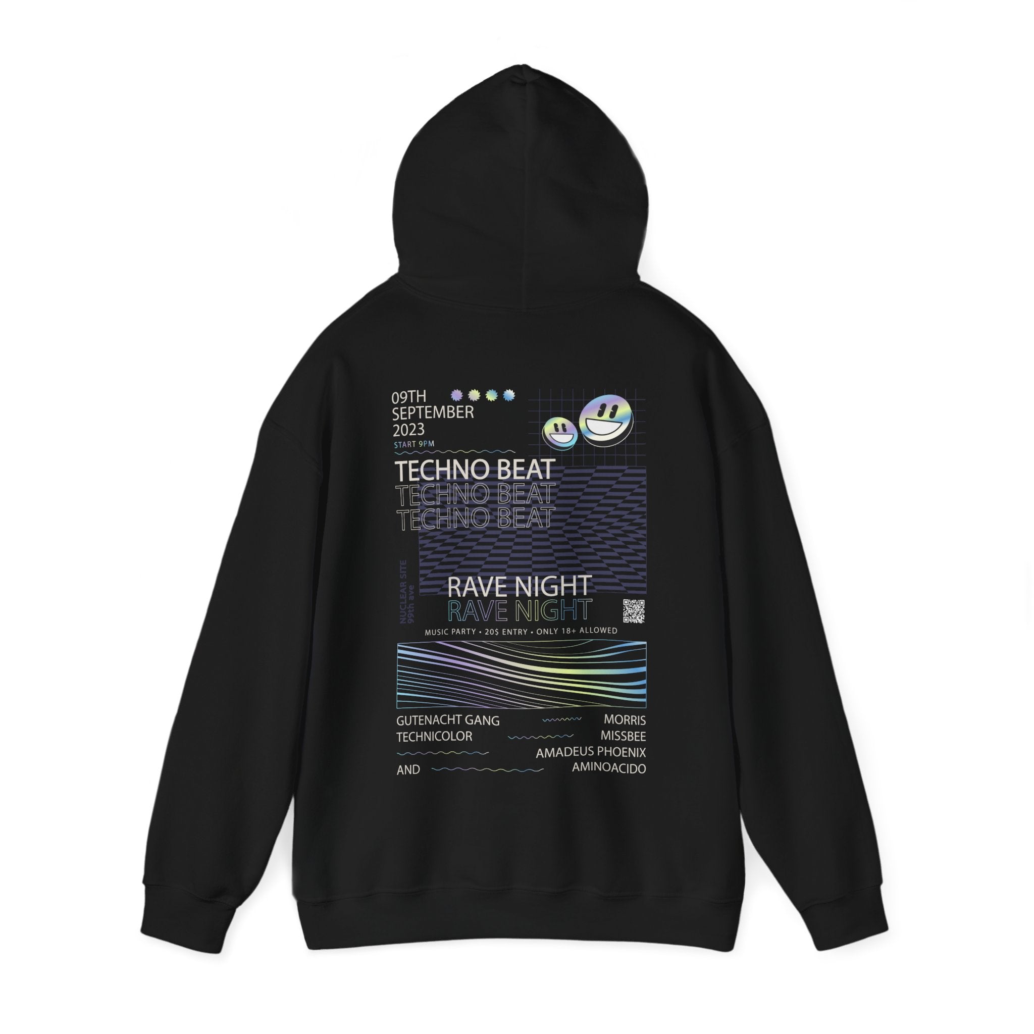 S1 // Techno Beat Hoodie